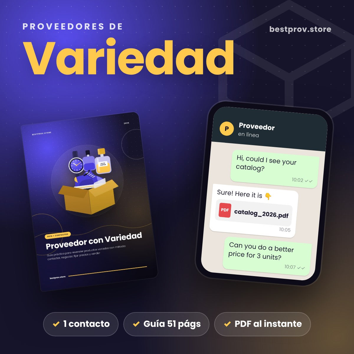 Proveedor con Variedad