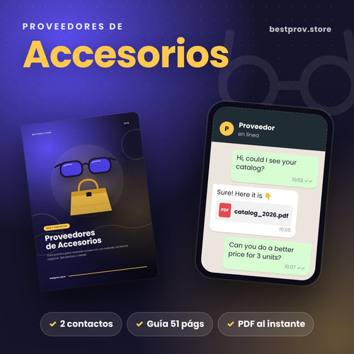 Proveedores de Accesorios
