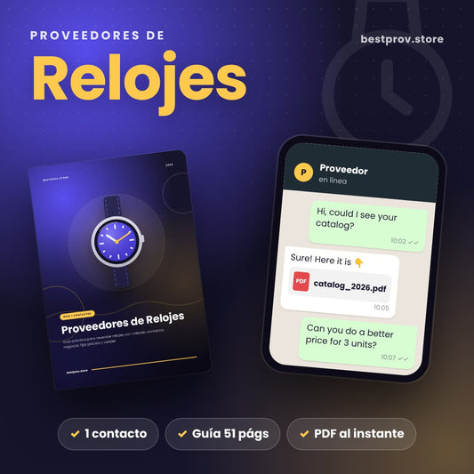 Proveedores de Relojes