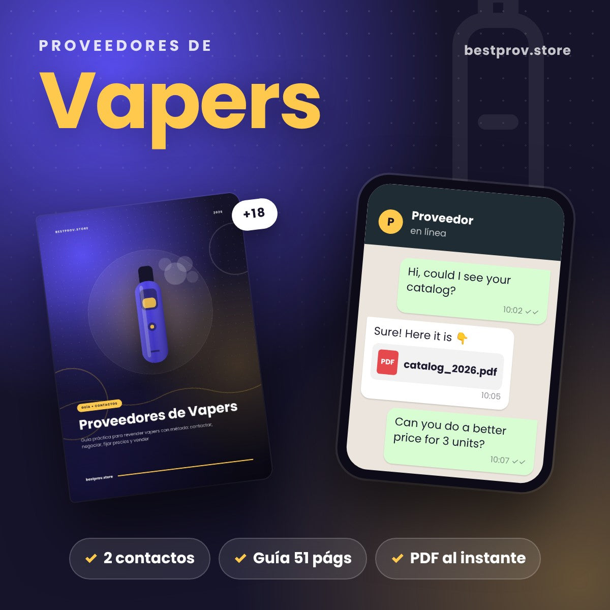 Proveedores de Vapers